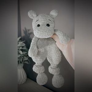 ‼️Handmade/Crochet Hippo Lovey‼️
